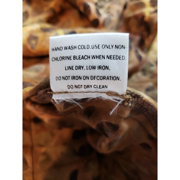 Faith tribal print midi dress boho fringe trim beaded embroidered smocked Size M - Picture 10 of 16